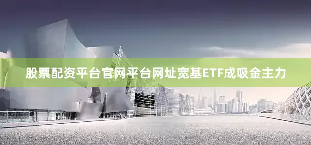 股票配资平台官网平台网址宽基ETF成吸金主力